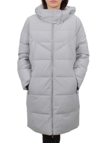 98720 LT. GRAY Пальто зимнее женское (холлофайбер 150 гр.)