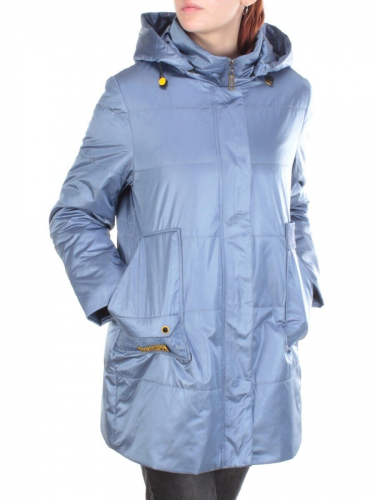 22-309 GREY-BLUE Куртка демисезонная женская AKiDSEFRS (100 гр. синтепон)
