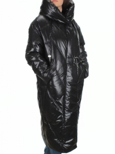 22-203 BLACK Пальто зимнее женское (200 гр. тинсулейт)