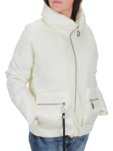EAC931 WHITE Куртка демисезонная женская (100 гр. синтепон)