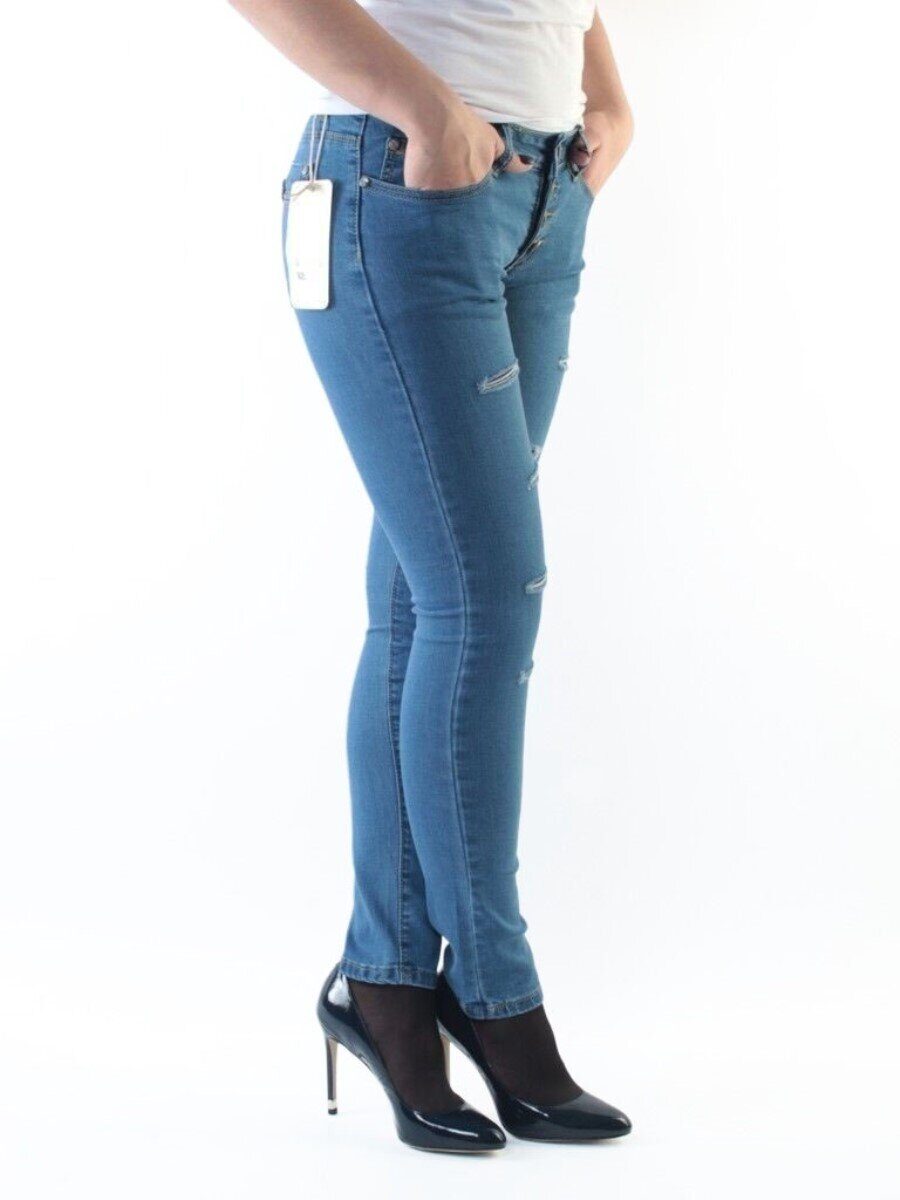 CY1730 Джинсы женские (70% хлопок, 30% спандекс)
