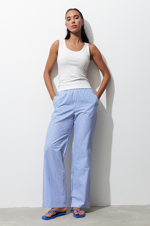 Ст.цена 2990р 70045 Брюки. Уцененный товар голубой