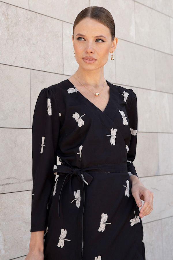 О-242 Платье. Уцененный товар черный