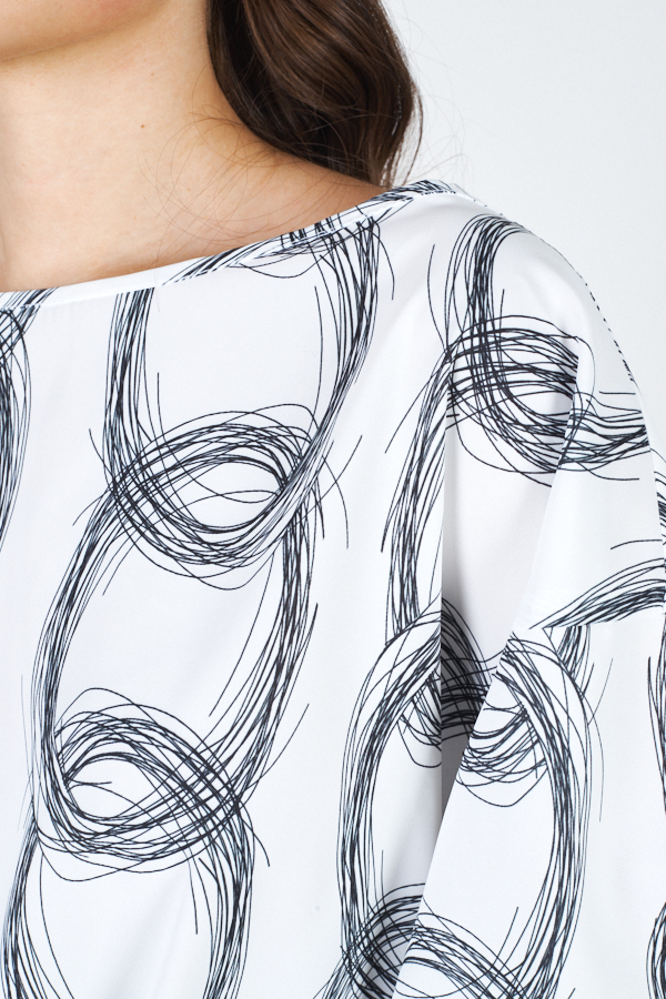 Ст.цена 2190р О-219 Блуза. Уцененный товар белый