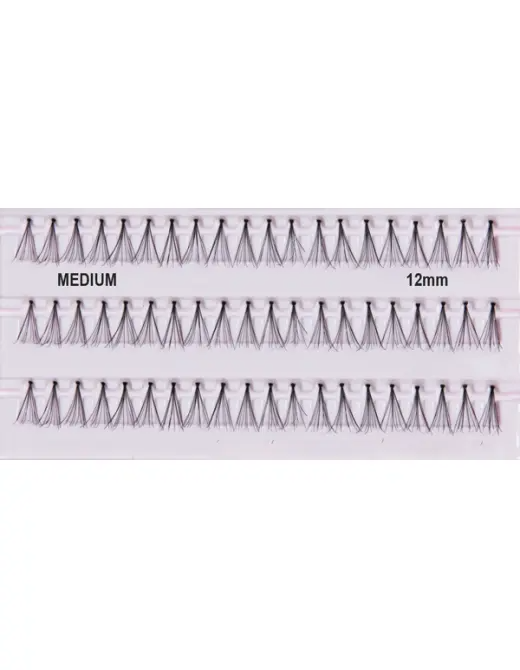 Triumpf Пучки ресниц разной длины Fashion Lashes, арт. М202, (12мм) черные