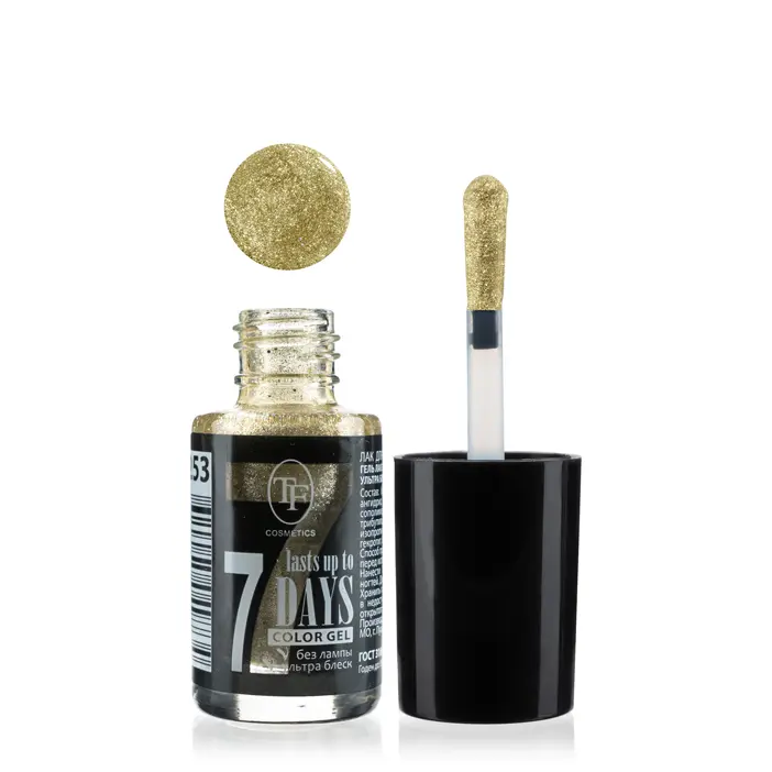 Triumpf Лак д/н COLOR GEL 7 DAYS тон 253 Silver dust/ Сереб.пыль (8мл).12