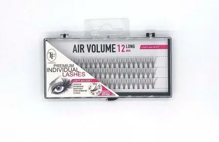 Triumpf Пучки ресниц разной длины AIR VOLUME, арт. М209 (LONG-12мм), черные