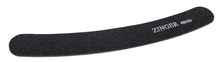 ZINGER Наждак US-413 A 80/100 толщина 3.2mm Бумеранг, цв. чёрный (OPP032)