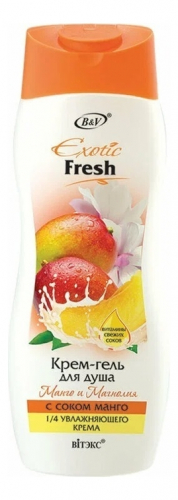 Витэкс Exotic Fresh Крем-Гель д/душа (500мл) МАНГО и МАГНОЛИЯ. 20