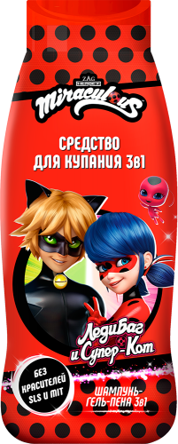 Miraculous Леди Баг и Супер Кот Средство для купания 3в1, 400мл.8 /95009/