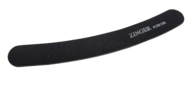 ZINGER Наждак US-413 A 150/180 толщина 3.2mm Бумеранг, цв. чёрный (OPP032)