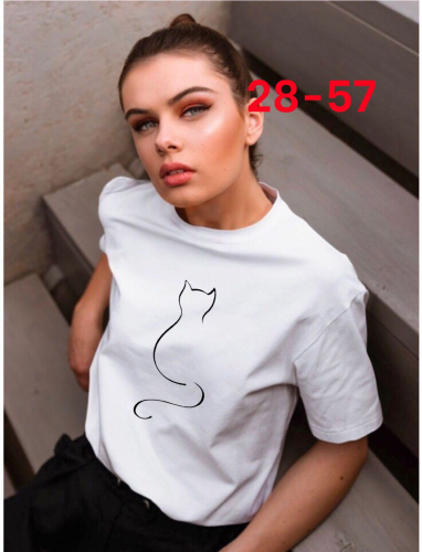 Футболка женская, код 7317371