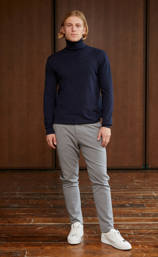 Водолазка P921-15608 navy melange