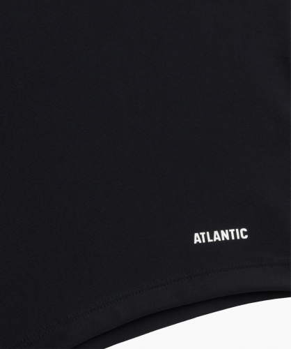 Купальные шорты мужские Atlantic, 1 шт. в уп., полиамид, черные, KMS-320