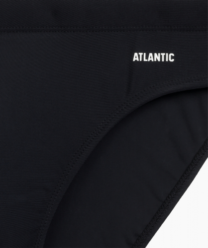 Плавки мужские спорт Atlantic, 1 шт. в уп., полиамид, черные, KMT-338