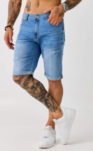 Шорты джинс FA211-0972 l.blue