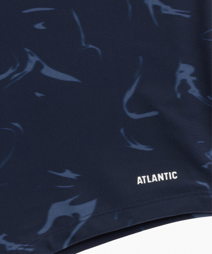 Купальные шорты мужские Atlantic, 1 шт. в уп., полиамид, темно-синие + голубые, KMS-319