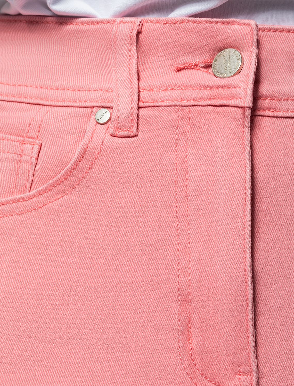 Ст.цена 1890р Юбка из супер-эластичного денима с необработанным краем D56.043 розовое облако