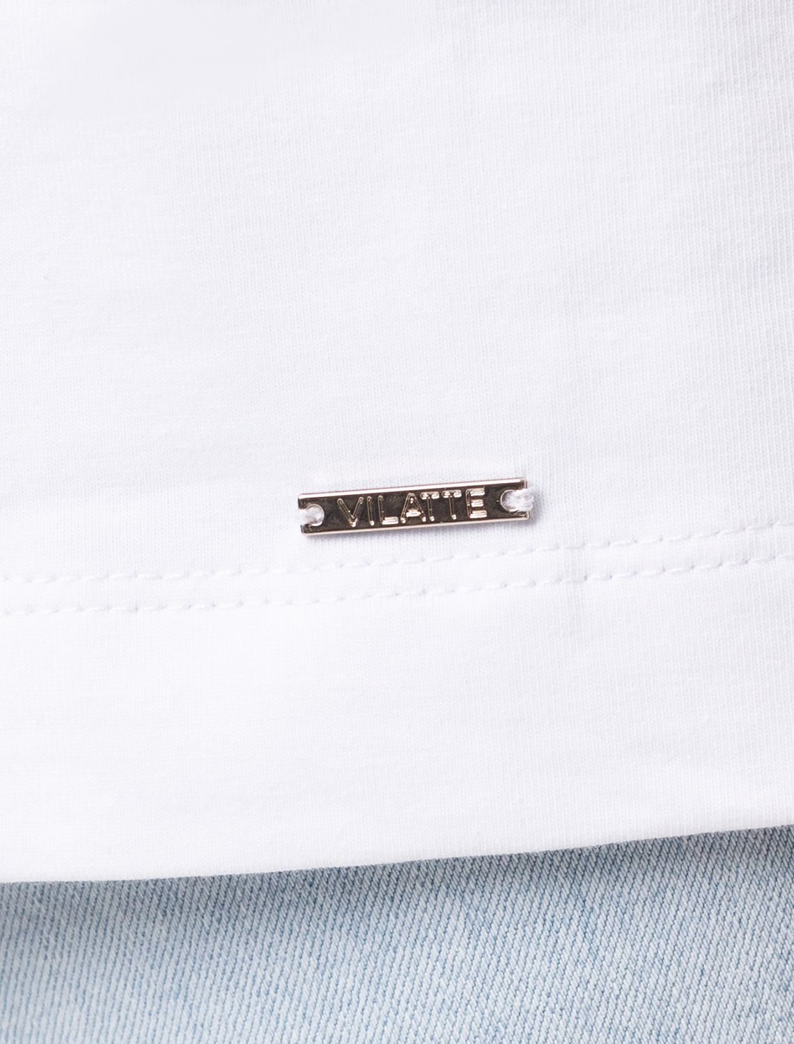 Ст.цена 1390р Футболка из премиального хлопка с авторским принтом D49.983 белый_flower_market