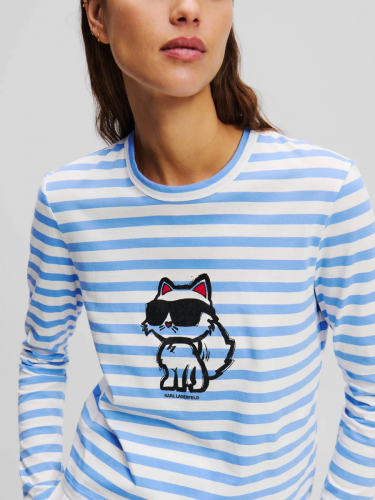 Лонгслив Karl Lagerfeld 3261 синий