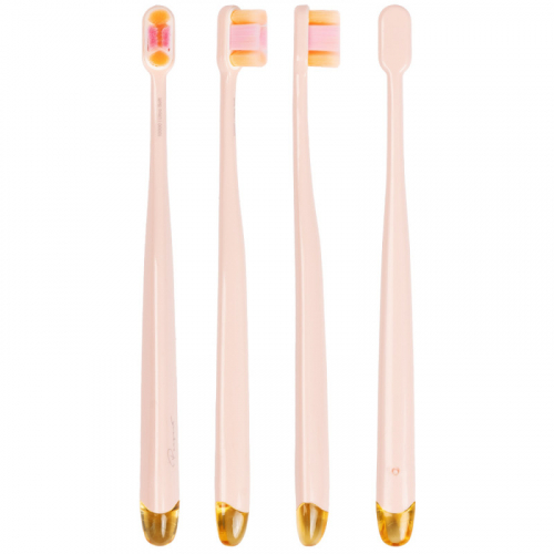 Набор зубных щеток Revyline Perfect 10000 DUO, Peach + Light Blue