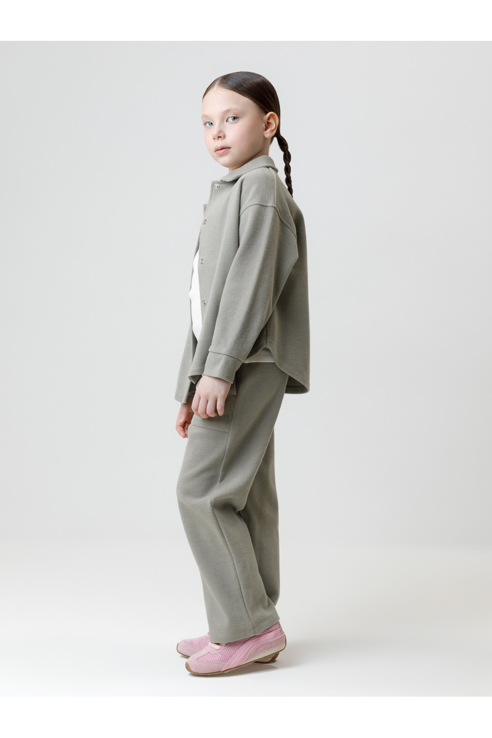 Crockid Брюки КР 400843 лесной туман к581 Crockid