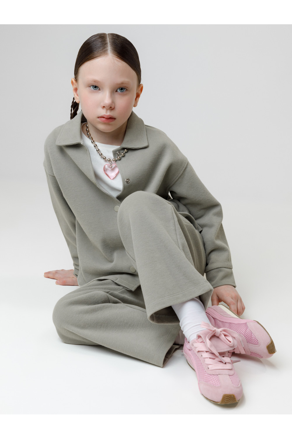 Crockid Брюки КР 400843 лесной туман к581 Crockid