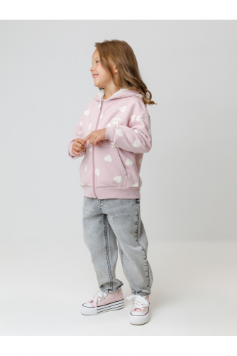 Crockid Джемпер КР 302826 розовый лед, сердечки к599 Crockid