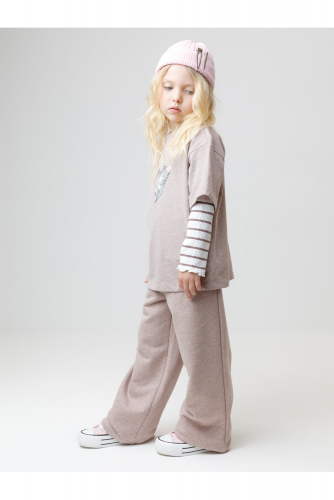 Crockid Фуфайка КР 302809 кофейный меланж к575 Crockid