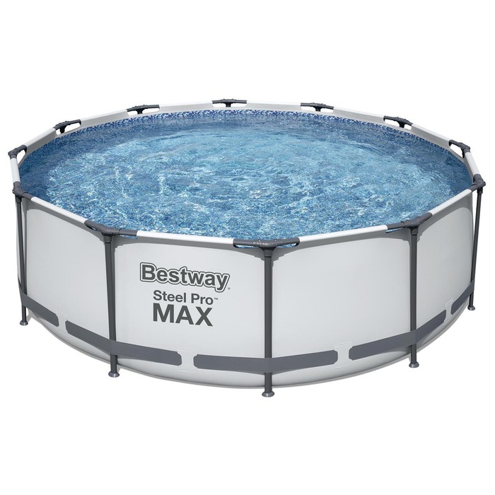 УЦЕНКА Бассейн каркасный Bestway Steel Pro Мах, 366×100 см, фильтр-насос, 56260