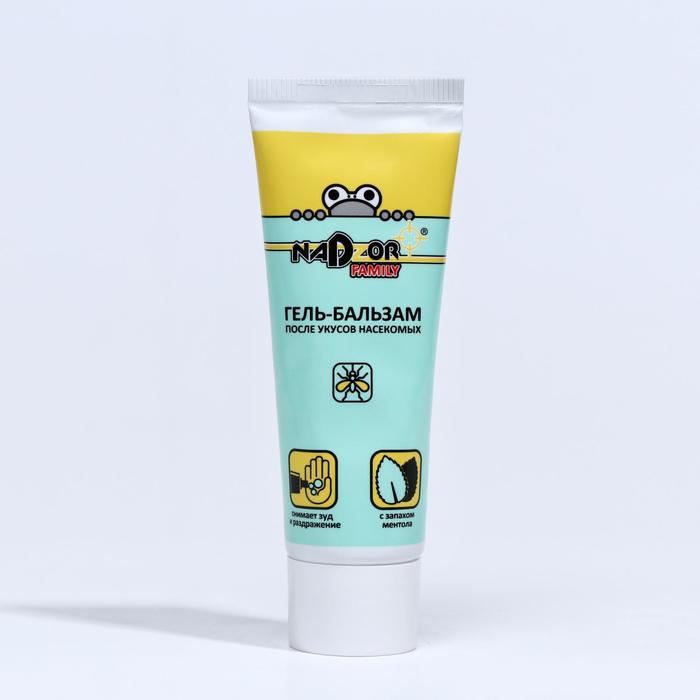 Гель-бальзам после укусов насекомых Nadzor, с запахом ментола, 30 мл