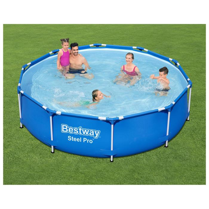 УЦЕНКА Бассейн каркасный Bestway Steel Pro 56677, 305×76 см