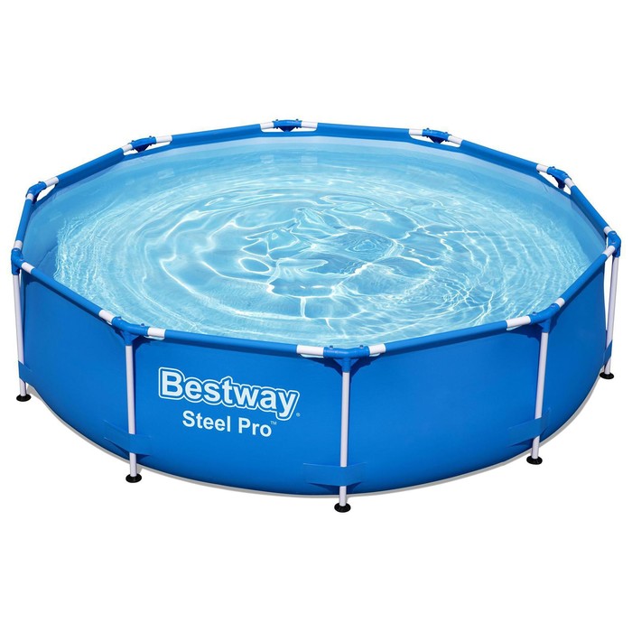 УЦЕНКА Бассейн каркасный Steel Pro, 305×76 см, фильтр-насос, круглый, 56679 Bestway