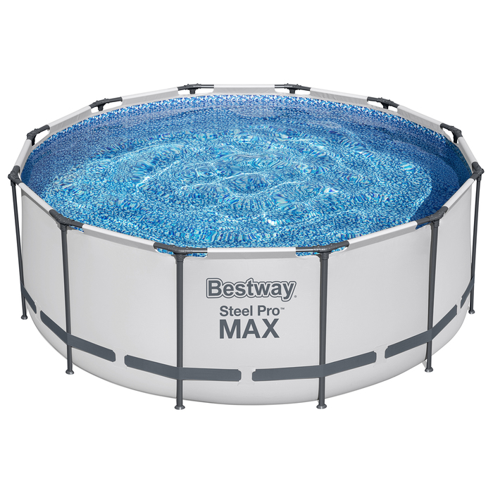 УЦЕНКА Бассейн каркасный Bestway Steel Pro Мах 56420, 366×122 см, фильтр-насос, тент, подстилка, круглый