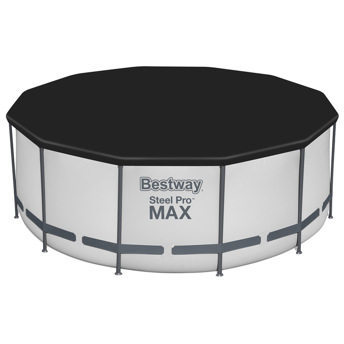 УЦЕНКА Бассейн каркасный Bestway Steel Pro Мах 56420, 366×122 см, фильтр-насос, тент, подстилка, круглый