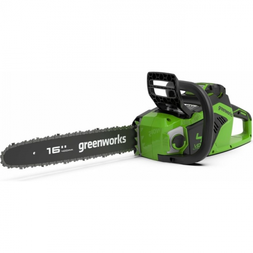 Пила цепная аккумуляторная Greenworks GD40CS18, без АКБ/ЗУ, 40 В, шина 40 см, 56 звеньев