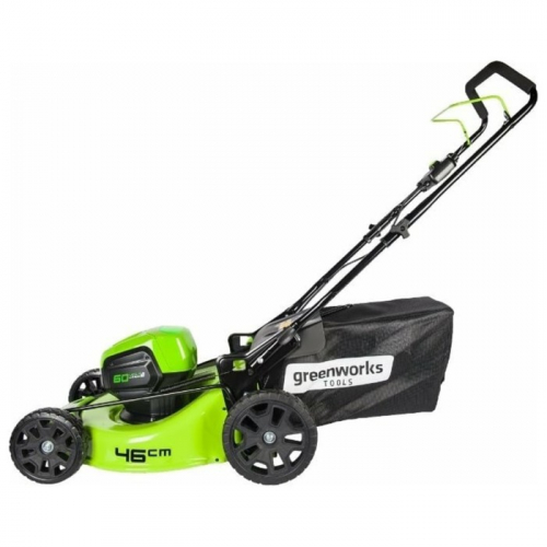 Газонокосилка аккумуляторная Greenworks Gd=60LM46HP, без АКБ/ЗУ, 60 В, 4 Ач, 46 см, 60 л