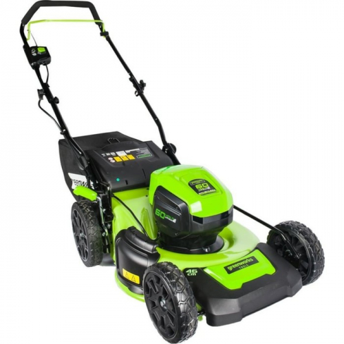 Газонокосилка аккумуляторная Greenworks Gd=60LM46SP, без АКБ/ЗУ, 60 В, 50 л, мульчирование