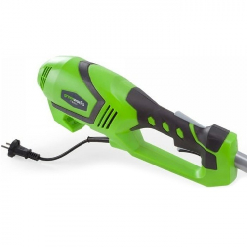 Триммер электрический Greenworks GST1246, 1.2 кВт, леска 2 мм, 6500 об/мин, 4.6 кг