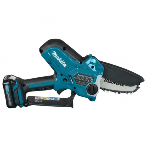 Пила цепная аккумуляторная Makita UC100DWA, 12 В, 4