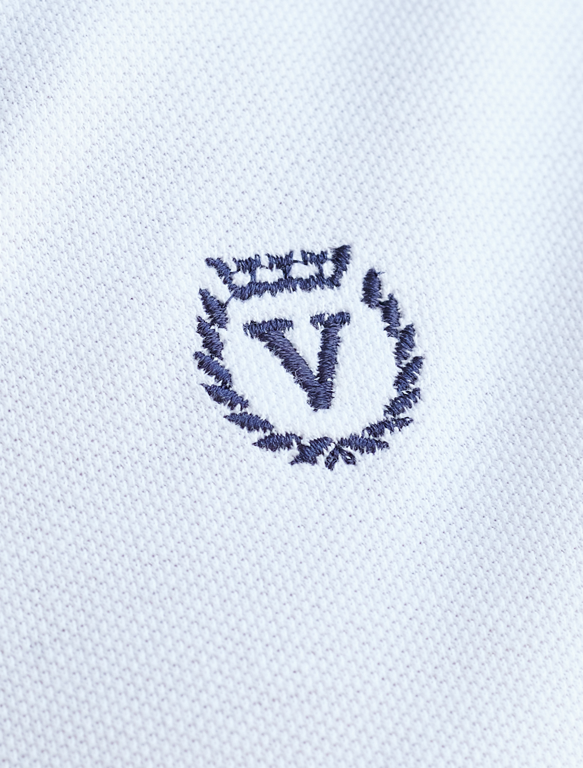 Платье-поло трикотажное D42.091 белый