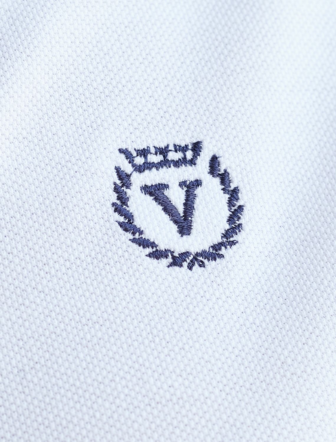 Платье-поло трикотажное D42.091 белый