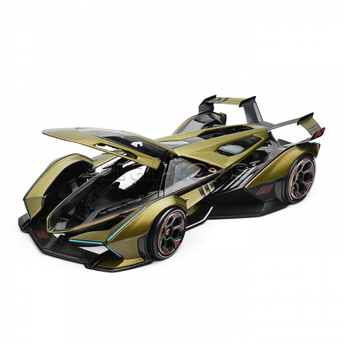 Машинка die-cast Lamborghini V12 Vision Gran Turismo, 1:18, зелёная,