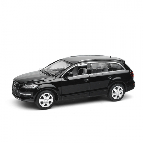 Машина металл свет-звук AUDI Q7, 15,4 см, двери, капот, багажник, инерция, в коробке