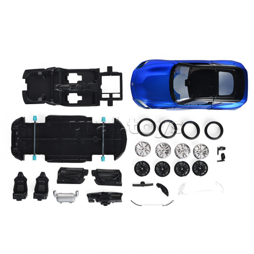 DIY машинка с отверткой die-cast 2023 Nissan Z, 1:24, синяя