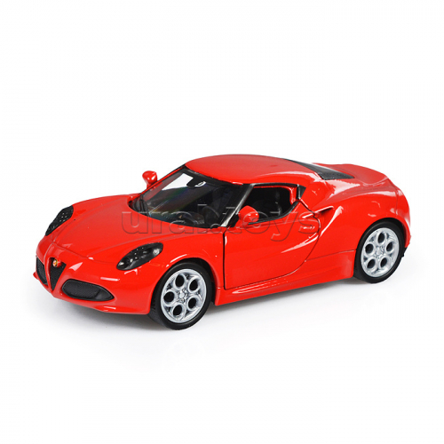 Машинка 1:38 Alfa Romeo 4C, пруж. мех., цв. в асс.