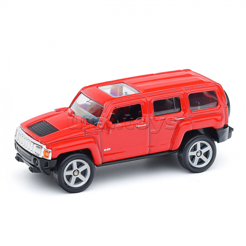Набор 1:60, Hummer H3, LR Defender, BMW X5, Toyota LC Prado, Audi Q3, 5 шт.