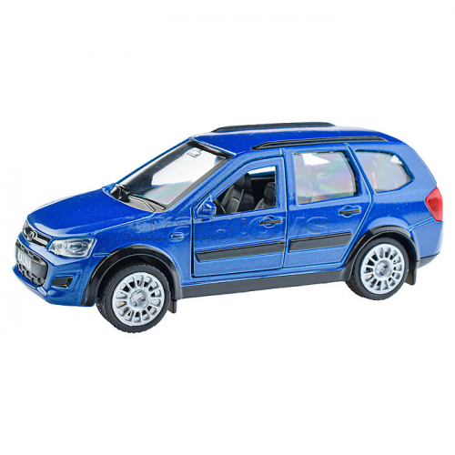 Машина металл. LADA Kalina cross 12 см, (двери, багаж,) инерц., коробке