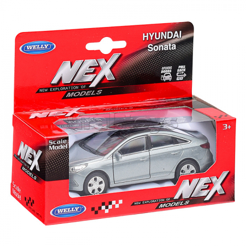 Машинка 1:38 Hyundai Sonata, пруж. мех., цвет в асс.