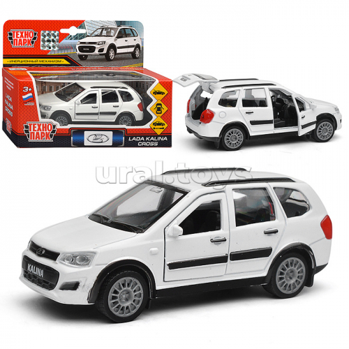 Машина металл LADA Kalina Cross 12 см, (откр. дв, багаж,) инерц., в коробке